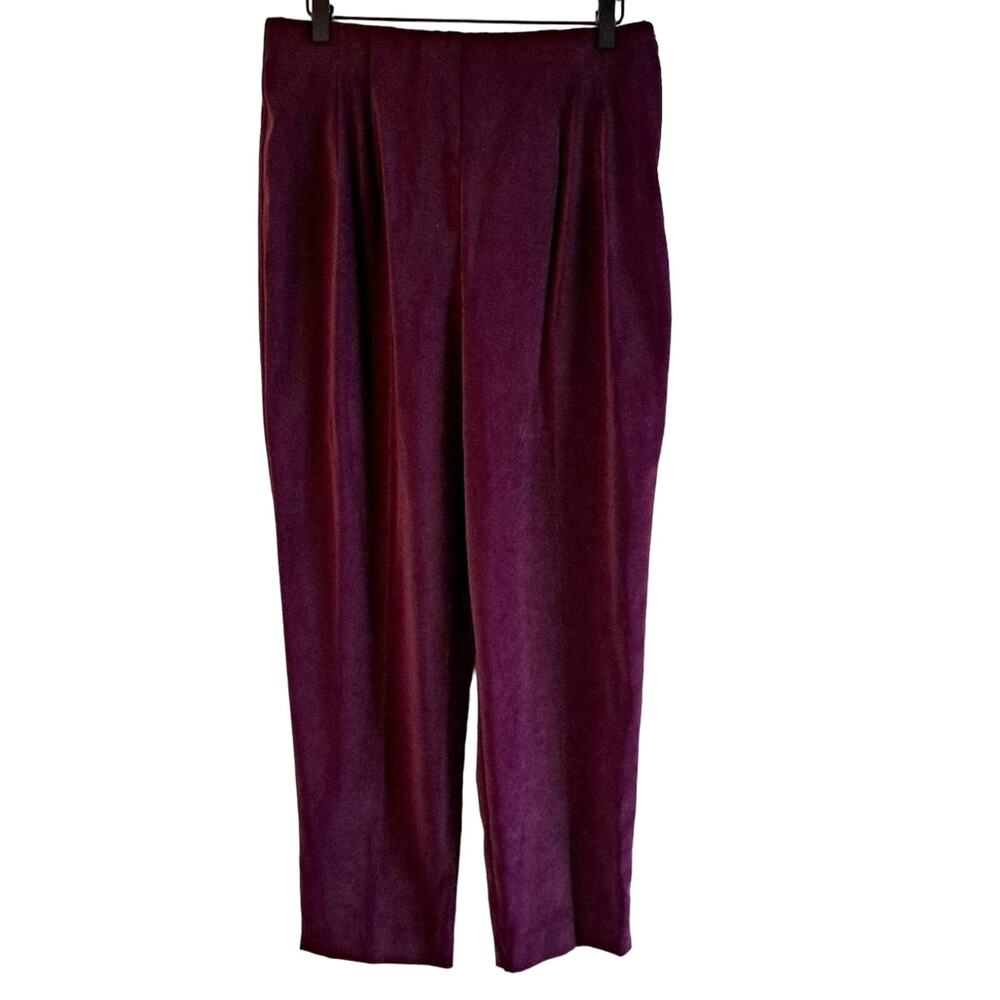 Briggs Faux Suede Pleated Front Pants